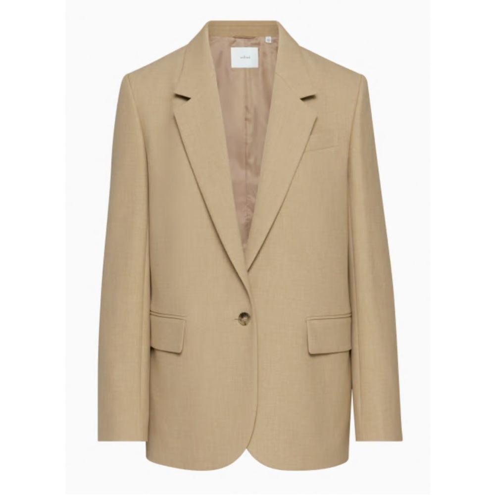 NWT Aritzia Generation Blazer in Heather Saville tan